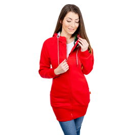 Women's Stretched Sweatshirt GLANO - Red