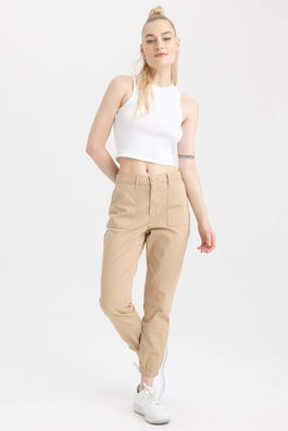 DEFACTO Jogger Standard Fit Gabardine Trousers