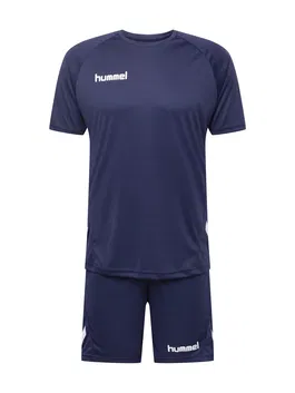 Hummel Costum de trening albastru marin / alb