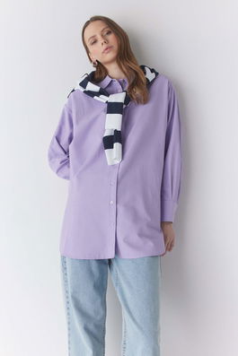 DEFACTO Relax Fit Poplin Long Sleeve Tunic