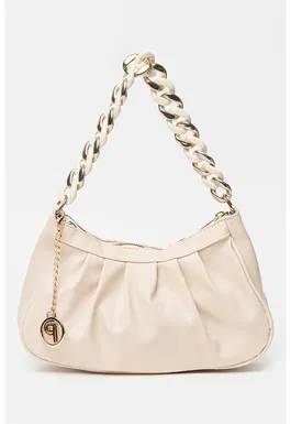 Geanta crossbody cu bareta detasabila de lant