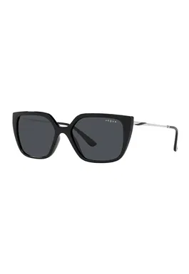 Ochelari de soare cat-eye cu rama metalica