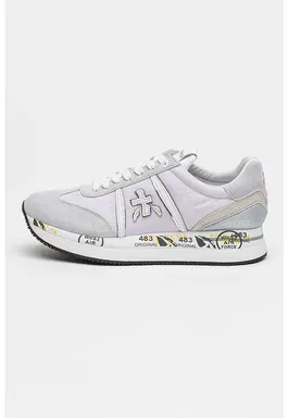 Pantofi sport cu insertii din piele intoarsa Conny