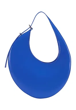 Geanta de piele in forma de semiluna