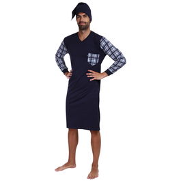 Men's nightgown Foltýn blue
