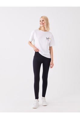 LC Waikiki Women's Elastic Waist Plain Leggings