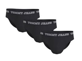 3PACK men's briefs Tommy Hilfiger black