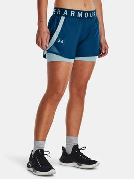 Under Armour Shorts Play Up 2-in-1 Shorts-BLU - Women