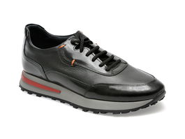 Pantofi OTTER negri, 231181, din piele naturala