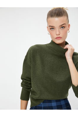 Koton Basic Turtleneck Sweater Knitwear Long Sleeve