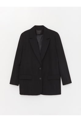 LC Waikiki Women's Straight Long Sleeve Blazer Jacket