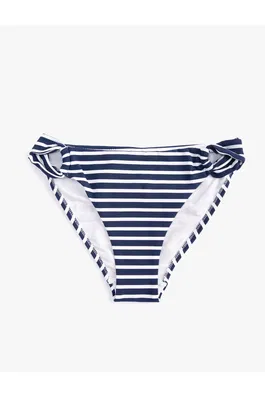 Koton Bikini Bottoms, Normal Waist, Textured Window Detail.