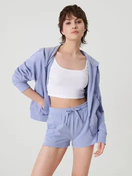 Sinsay - Pantaloni scurți basic - light blue