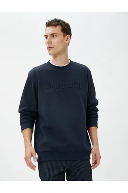 Koton Men's Navy Sweater