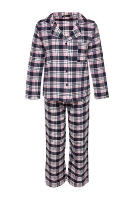 Trendyol Pink Woven Shirt-Pants Pajamas Set