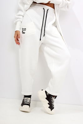 Official women's trousers Miss city in white