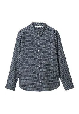 Camasa din amestec de modal cu model geometric