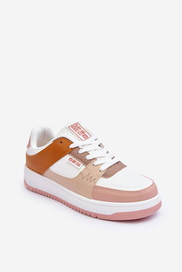 Women's Sports Shoes Sneakersy Big Star MM274355 brown-pink