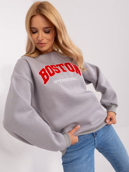 Grey hoodie, oversize fit