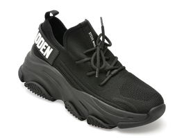 Pantofi Steve Madden negri, PROTEGE, din material textil