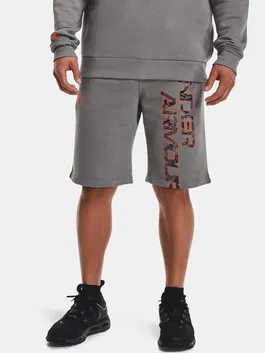Pantaloni scurți sub blindate RIVAL FLC CAMO SCRIPT SH-GRY - Men's