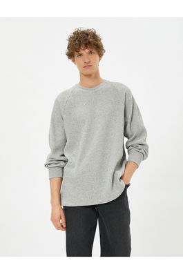 Koton Men's Gray Sweater