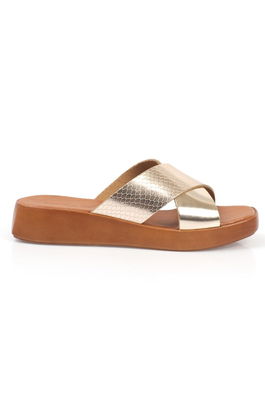 Capone Outfitters Mules - Gold-colored - Flat