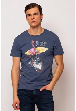 Tricou de bumbac cu imprimeu Murva