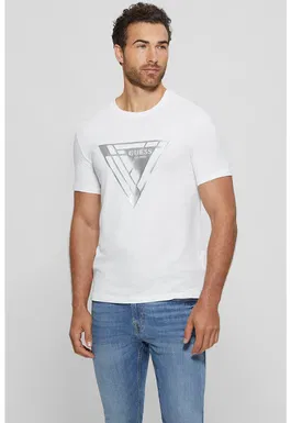Tricou cu imprimeu metalizat