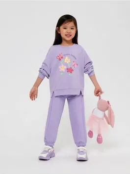 Sinsay - Pantaloni sport jogger - violet