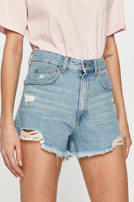 Dr. Denim - Pantaloni scurti jeans albastru Dama
