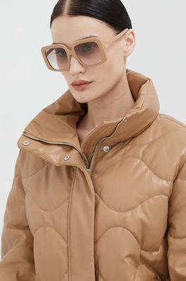 Burberry ochelari de soare femei, culoarea roz Dama