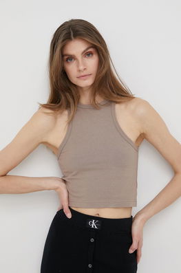 Dr. Denim top femei, culoarea maro Dama