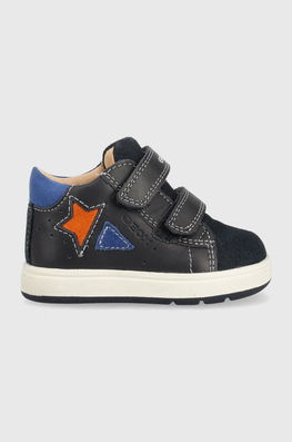 Geox incaltaminte din piele pentru copii culoarea albastru marin , Pantofi bleumarin Barbati