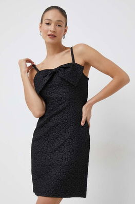 Y.A.S rochie lumia culoarea negru, mini, mulata Dama