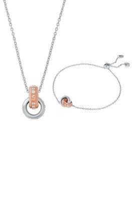 Michael Kors colier si bratara argintiu Dama