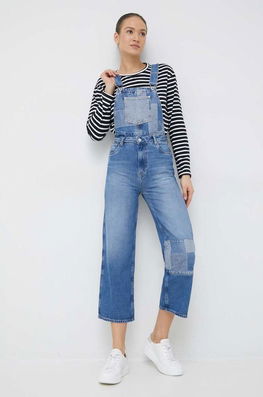 Pepe Jeans salopeta Shay Weave femei albastru Dama