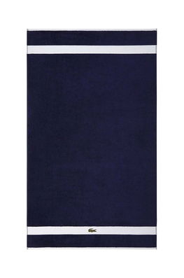 Lacoste prosop din bumbac albastru