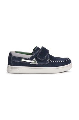 Geox mocasini din piele intoarsa culoarea albastru marin bleumarin Barbati