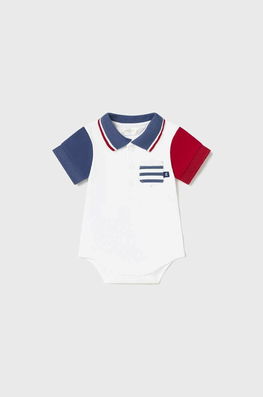 Mayoral Newborn body bebe , Manecă scurtă rosu Barbati