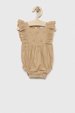 GAP body din bumbac pentru bebelusi , Manecă scurtă bej Dama
