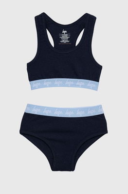 Hype chiloti si sutien pentru fete culoarea albastru marin , Seturi bleumarin Dama