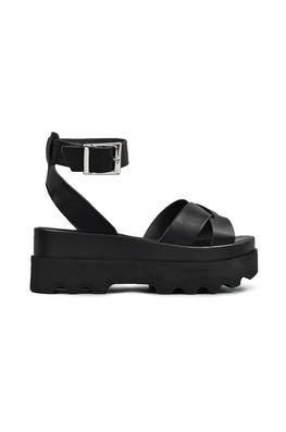 Altercore sandale Zoe femei, culoarea negru, cu platforma Dama