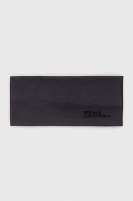 Jack Wolfskin bentita pentru cap Breez culoarea gri