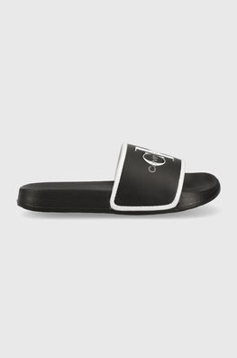Calvin Klein Jeans slapi copii culoarea negru , Papuci Barbati