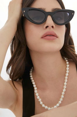 DSQUARED2 ochelari de soare femei, culoarea negru Dama
