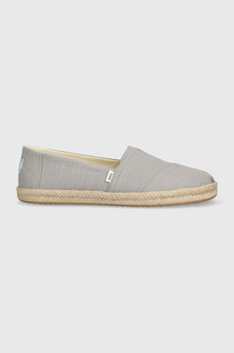 Toms espadrile Alpargata Rope culoarea gri, 10019690 Dama