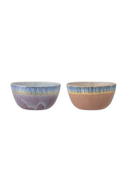 Bloomingville set de boluri Cloe 2-pack albastru