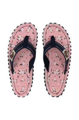 Gumbies slapi Islander femei, culoarea roz, cu toc plat Dama