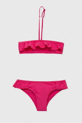 United Colors of Benetton costum de baie din două piese culoarea roz , Doua piese Dama